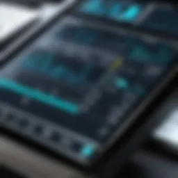 Modern POS system interface showcasing analytics