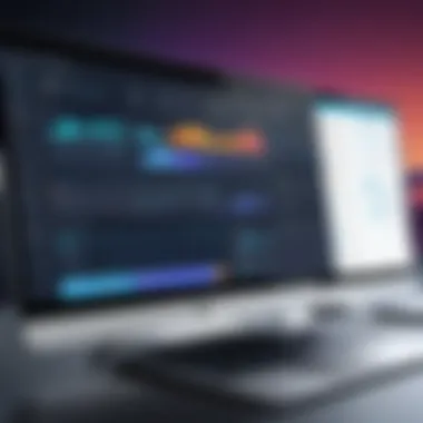 Exploring Upchain's Project Management Features Upchain software dashboard showcasing project management features