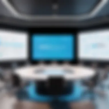 Dynamic Virtual Conference Setup Dynamic virtual conference setup showcasing Zoom interface with participants engaged