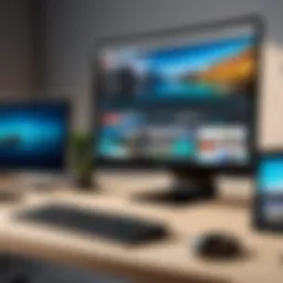 Vimeo Livestream Studio interface showcasing various features