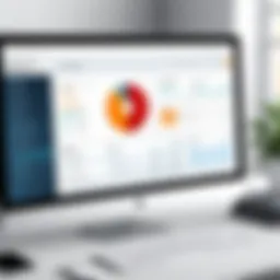 Illustration of advanced payroll software interface