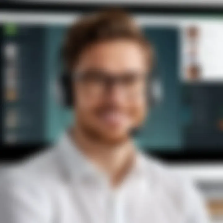 User interface showcasing Zendesk Video Chat features.