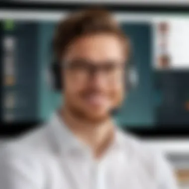 Zendesk Video Chat User Interface User interface showcasing Zendesk Video Chat features.