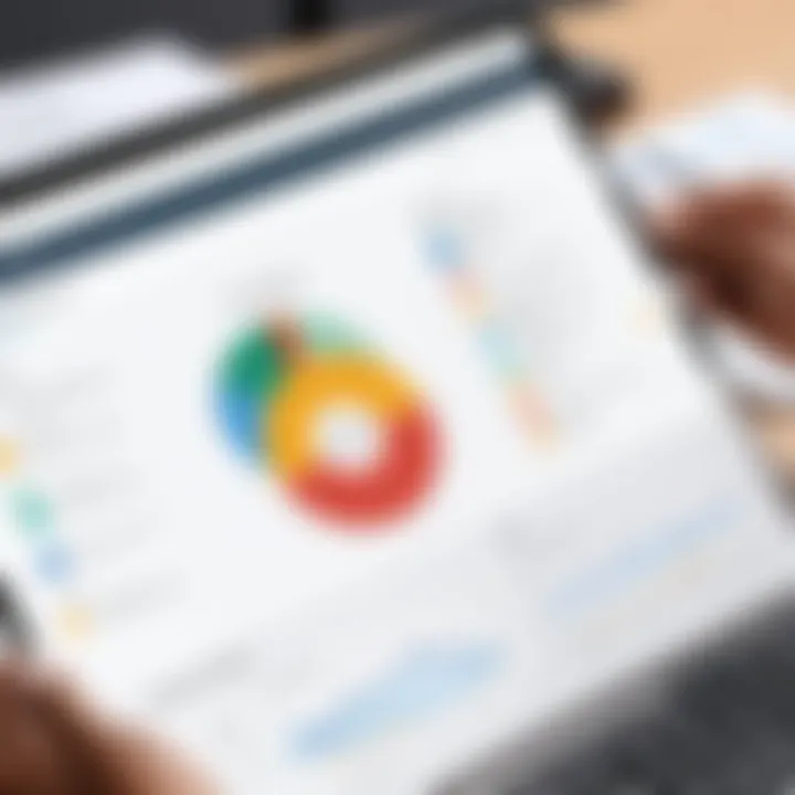 Diagram illustrating survey design features in Zoho CRM