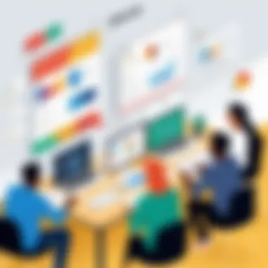 Enhanced Team Collaboration Features Team collaboration features highlighted in Zoho Sprints